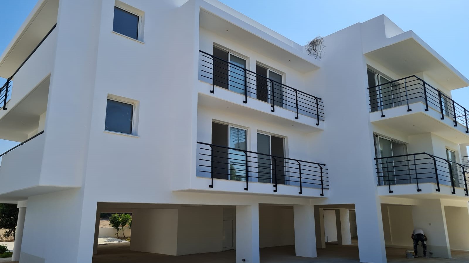 Back side of CBA Residences, Mesa Chorio, Cyprus