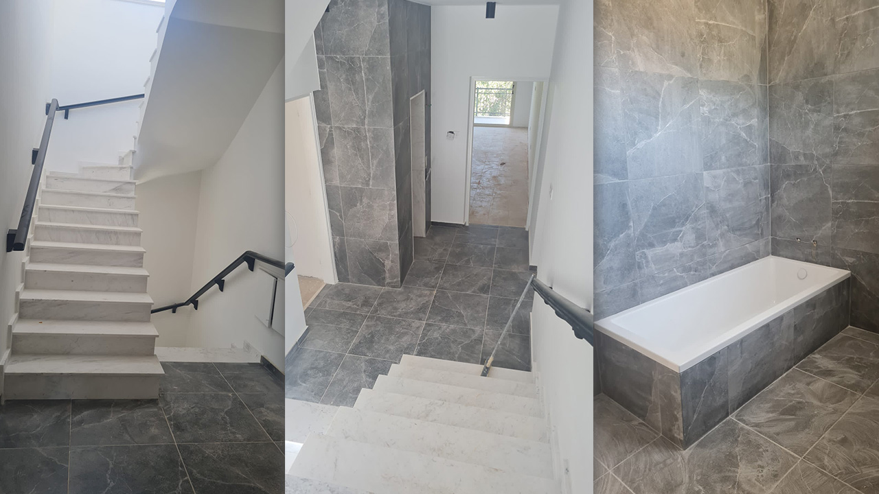 Stairs and Elevator in CBA Valley Apartment Building, Mesa Chorio, Cyprus