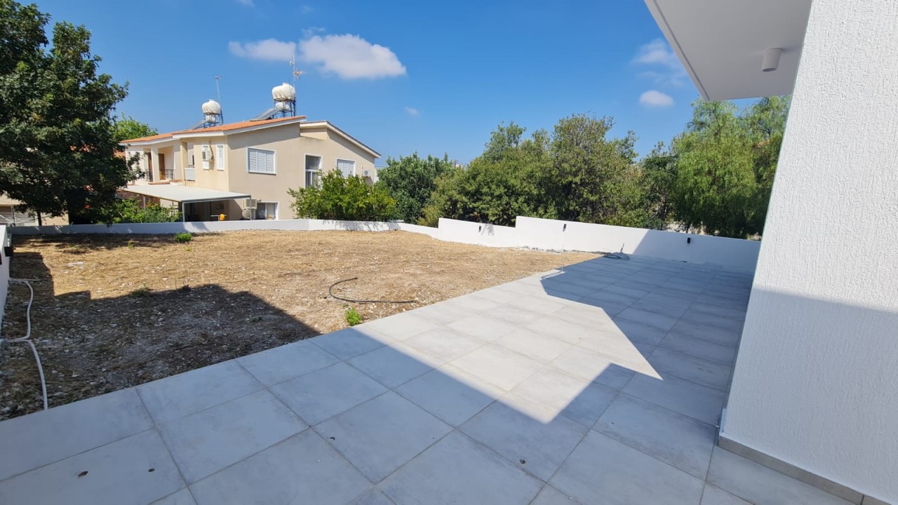 Spacious Backyard at CBA Villa in Mesa Chorio, Cyprus